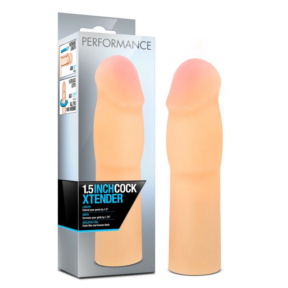 Performance Cock Xtender, COLOR: Beige, Size: 1.5 IN