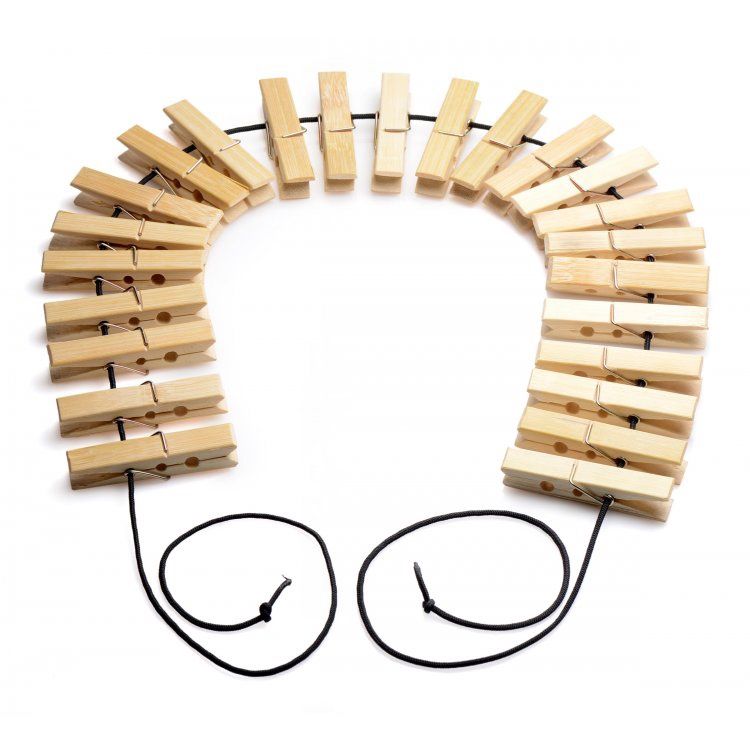 Firecracker Clothespin Body Zipper, Size: 47 IN