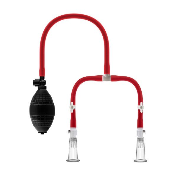 Temptasia Nipple Squeeze Pump, COLOR: RED