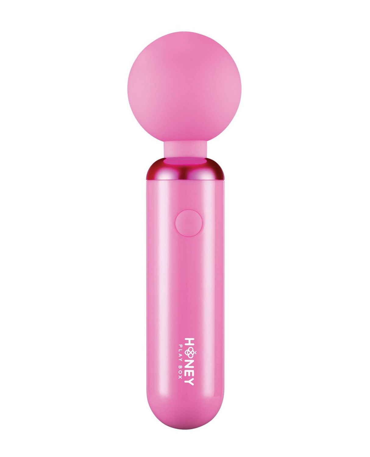 Pomi Mini Wand Massager, COLOR: Pink, Material: Silicone