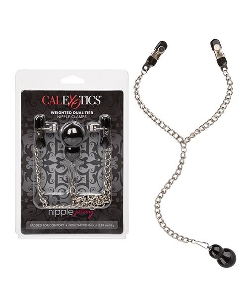 Weighted Disc Nipple Clamps, COLOR: Silver