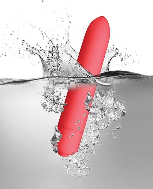 SugarBoo Vibrating Bullet, COLOR: Coral, Size: 1.22 inch
