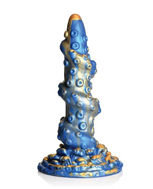 Creature Cocks Lord Kraken Tentacle Dildo, COLOR: Blue, Size: 7 in