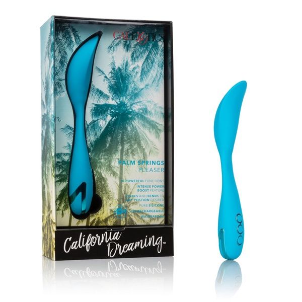 California Dreaming Palm Springs Pleaser, COLOR: Blue, Size: 6 in