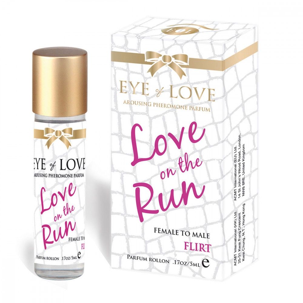 Love on the Run Mini Pheromone Parfum, FORMULA: Female to Male, SCENT: Flirt