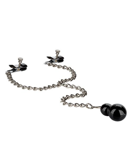 NIPPLE PLAY WEIGHTED TIER CLAMP, COLOR: Silver