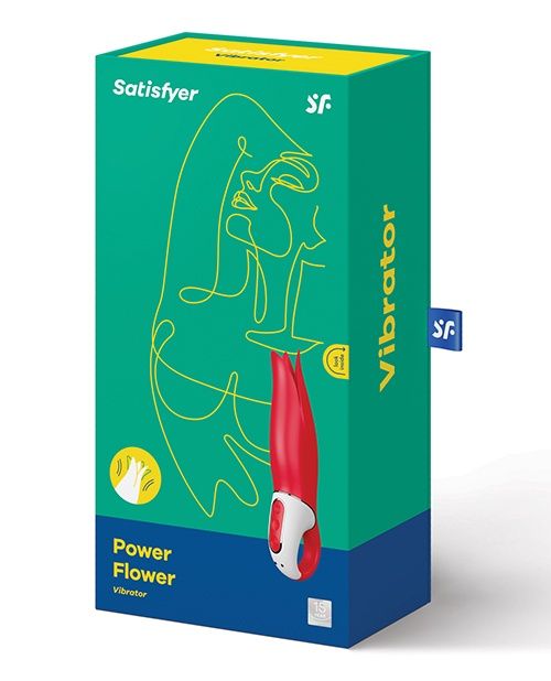 SATISFYER VIBES POWER FLOWER, COLOR: RED