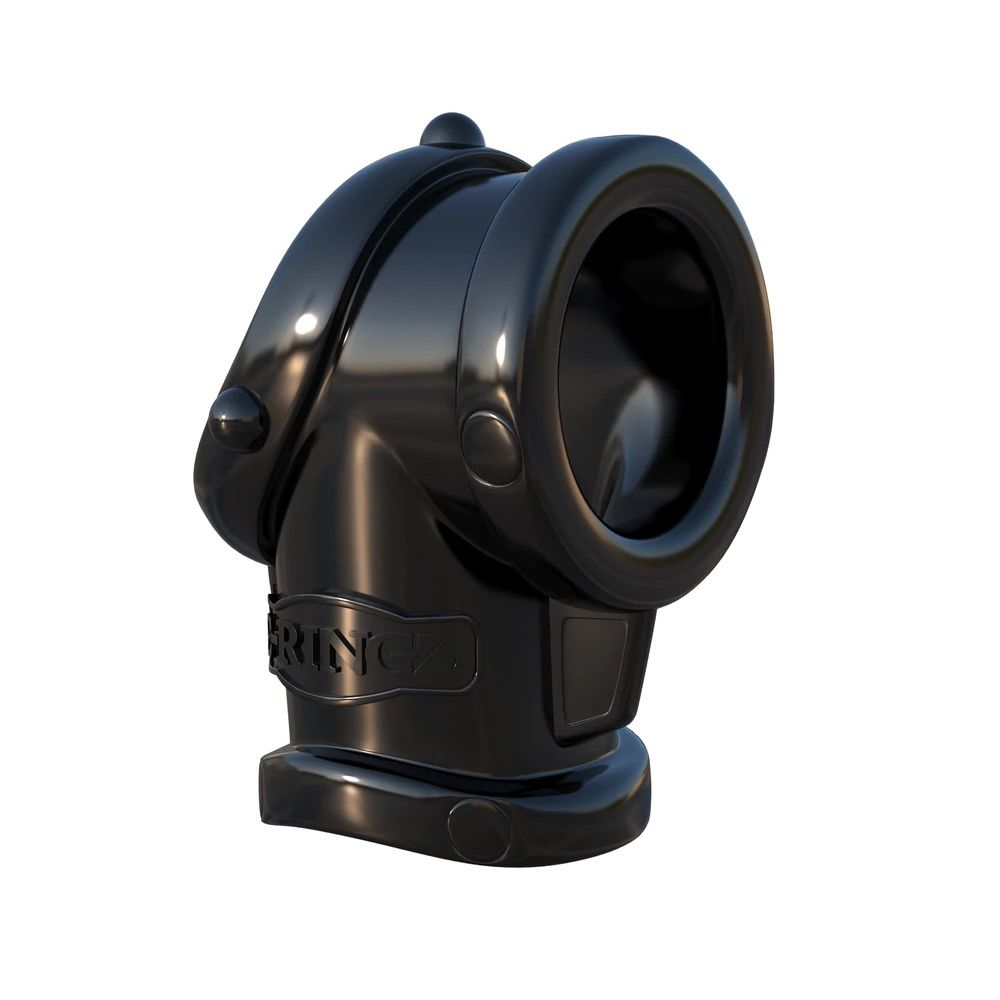 Fantasy C-Ringz Cock Pipe with Ball-Stretcher, COLOR: Black