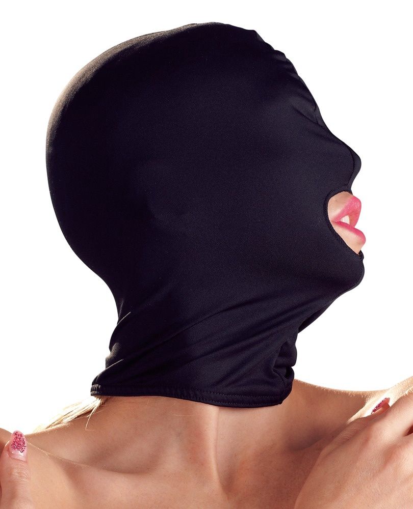 Polyester Open Mouth Hood, Size: Standard, COLOR: Black, Material: Polyester