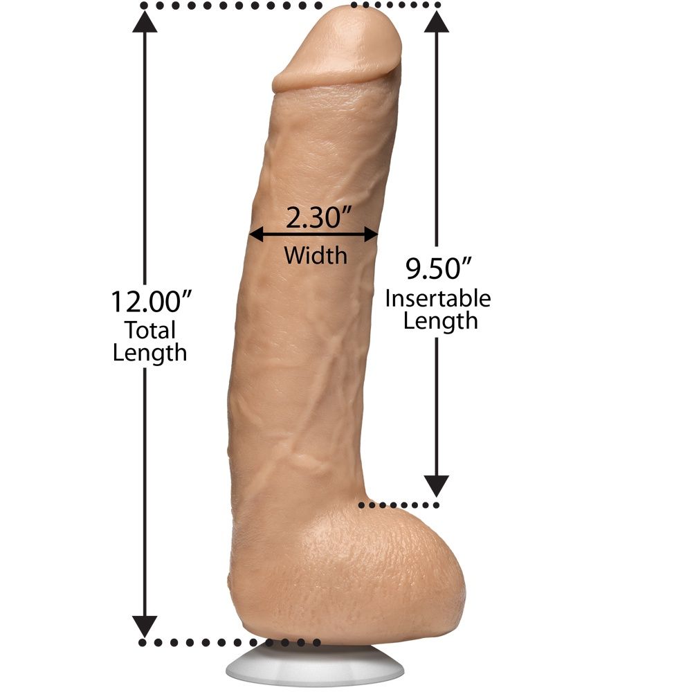 Legendary John Holmes Realistic Cock, COLOR: Rubber