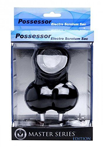 Zeus Electrosex Possessor Electro Scrotum Sack, COLOR: BLACK