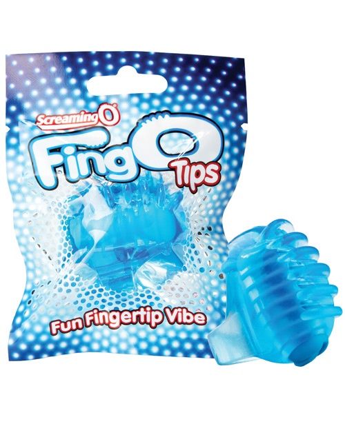 Screaming O FingO Tips, COLOR: Blue