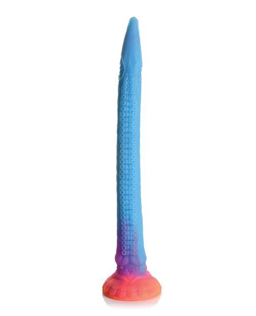 Creature Cocks Makara Dildo, COLOR: Blue, Size: 16.5 in