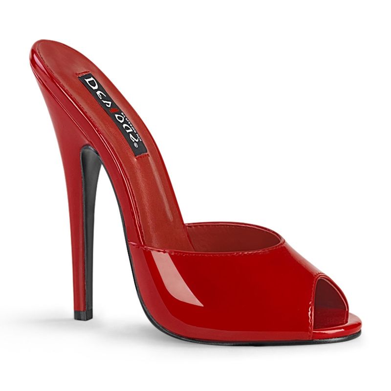 DOMINA-101 PEEPTOE SLIDE 6'
