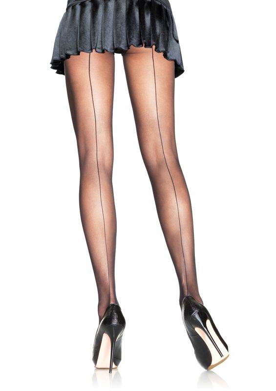 Back Seam Sheer Pantyhose