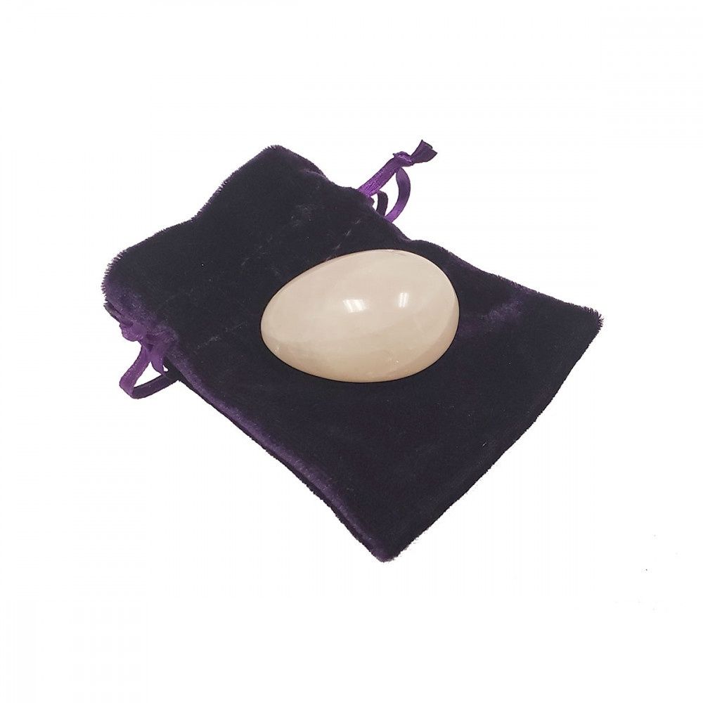Crystal Egg Kegel Massager, COLOR: Rose Quartz, Size: 3.06 oz