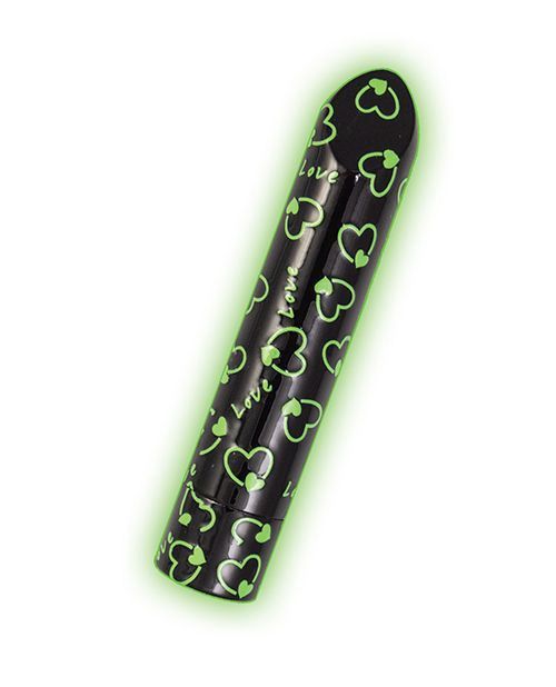 Glow Vibes Sweetheart, COLOR: Black - Green, Size: 3.63 inch