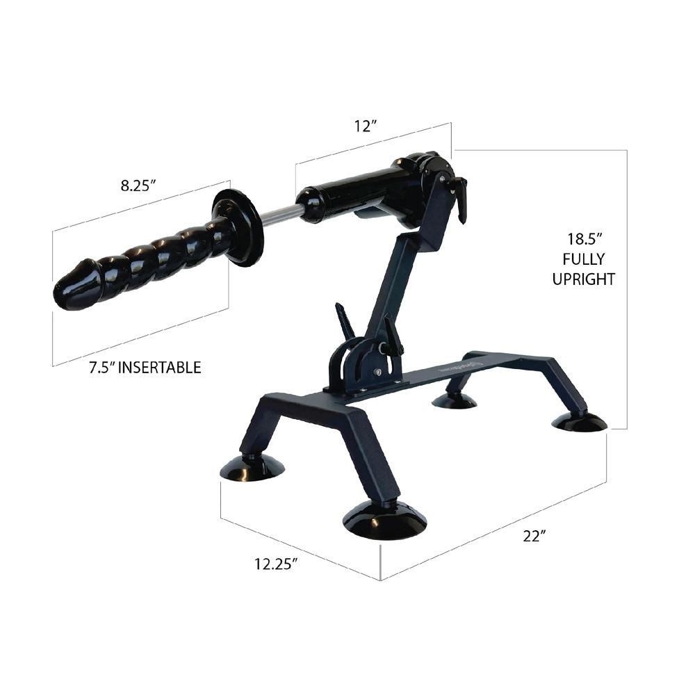 Fetish Fantasy Body Dock Sex Machine, COLOR: Black