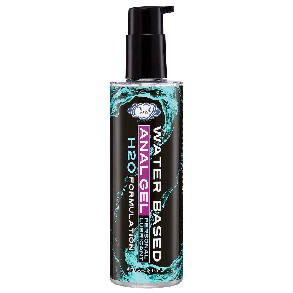 H2O Anal Play Gel, COLOR: WATERBASED, Size: 8 OZ