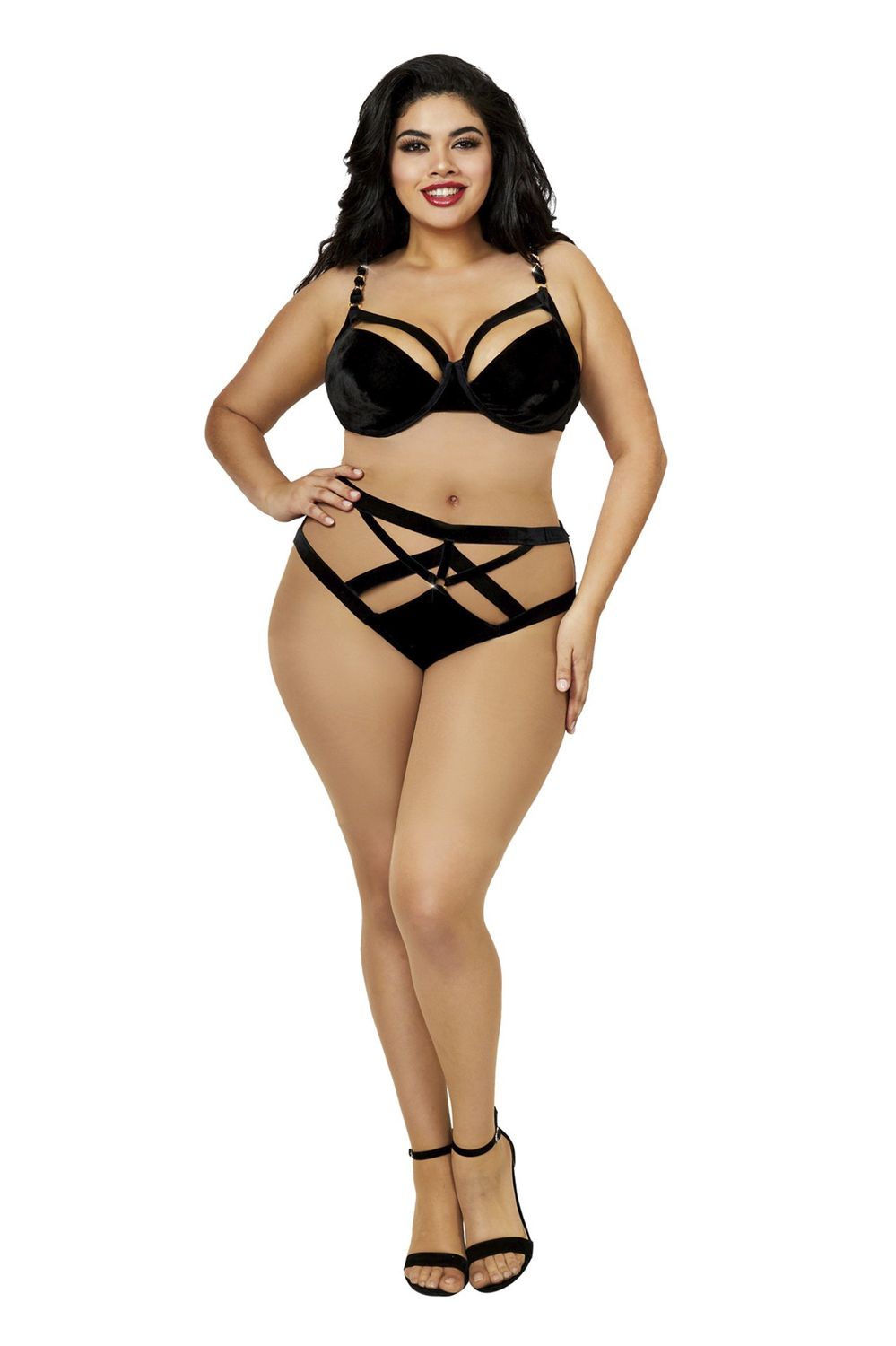 CAGE BRA &amp; PANTY SET