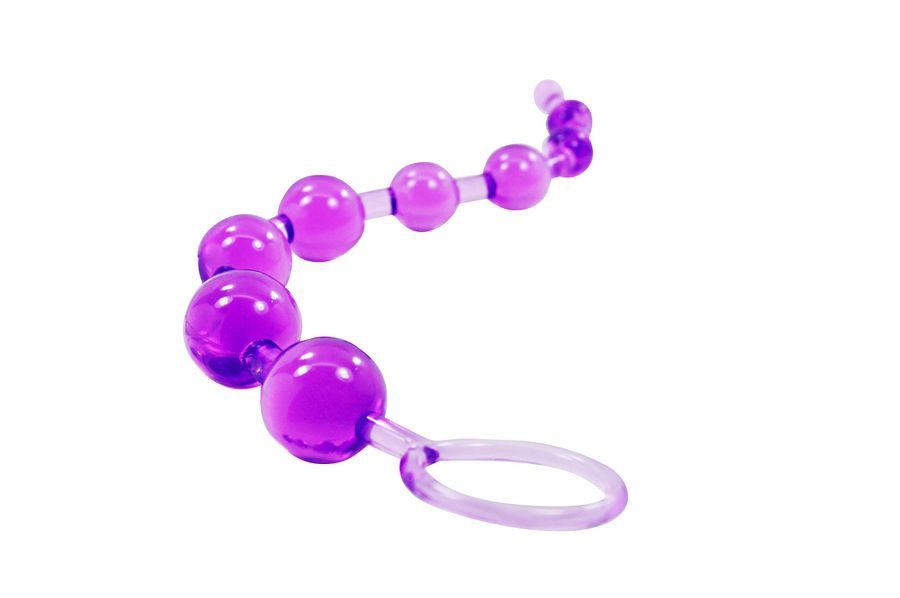 Classic Anal Beads, COLOR: Purple