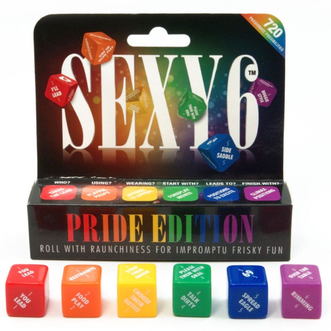 Sexy  6 Dice Game, Language: English, Size: 6 PC