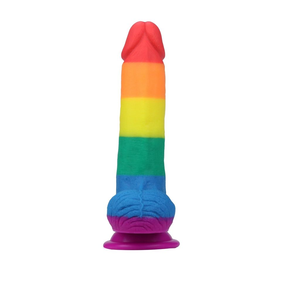Get Lucky Real Skin Dil, COLOR: Rainbow, Size: 7.5 inch