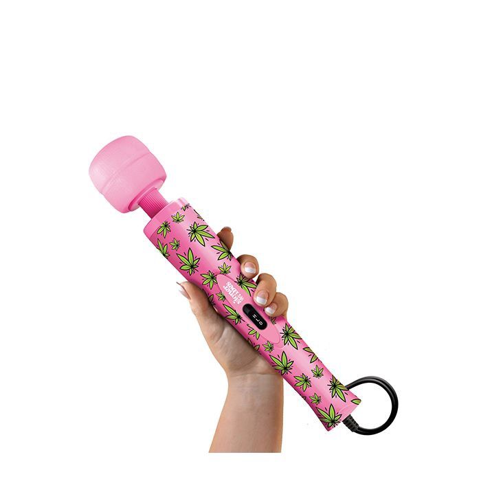 Stoner Vibes Wand Massager, COLOR: Pink