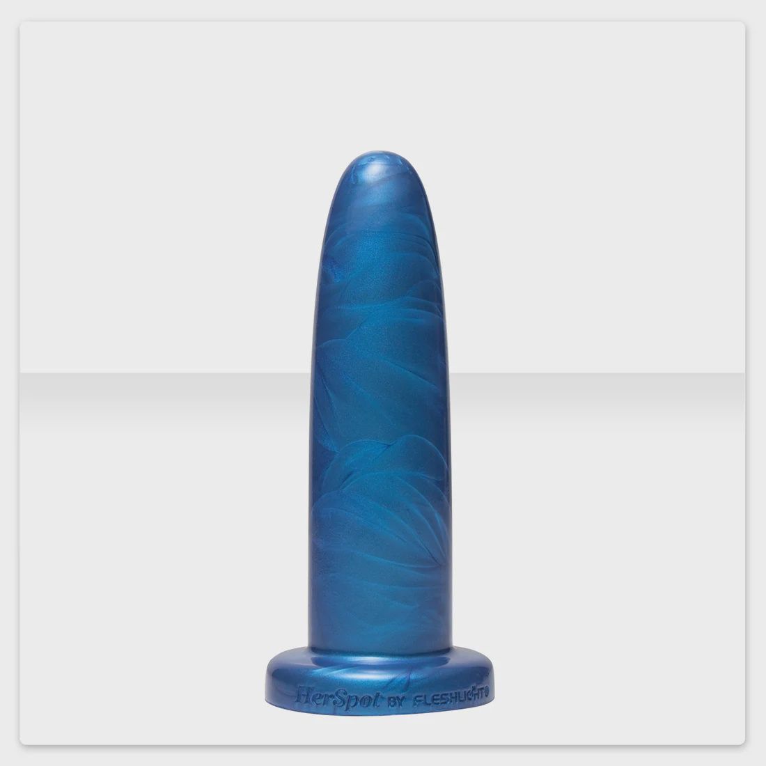 Herspot Cobalt Lily Dildo, Size: Medium, COLOR: Cobalt Lily