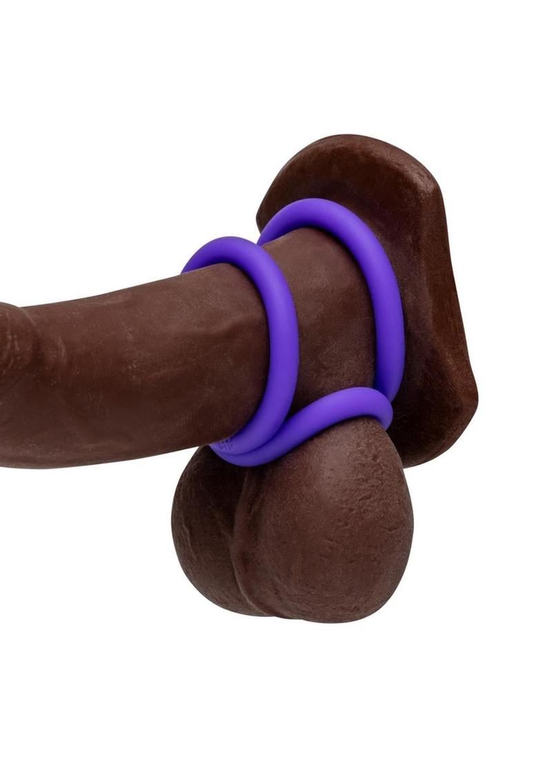 Romp Remix Trio Cock Rings, COLOR: Purple