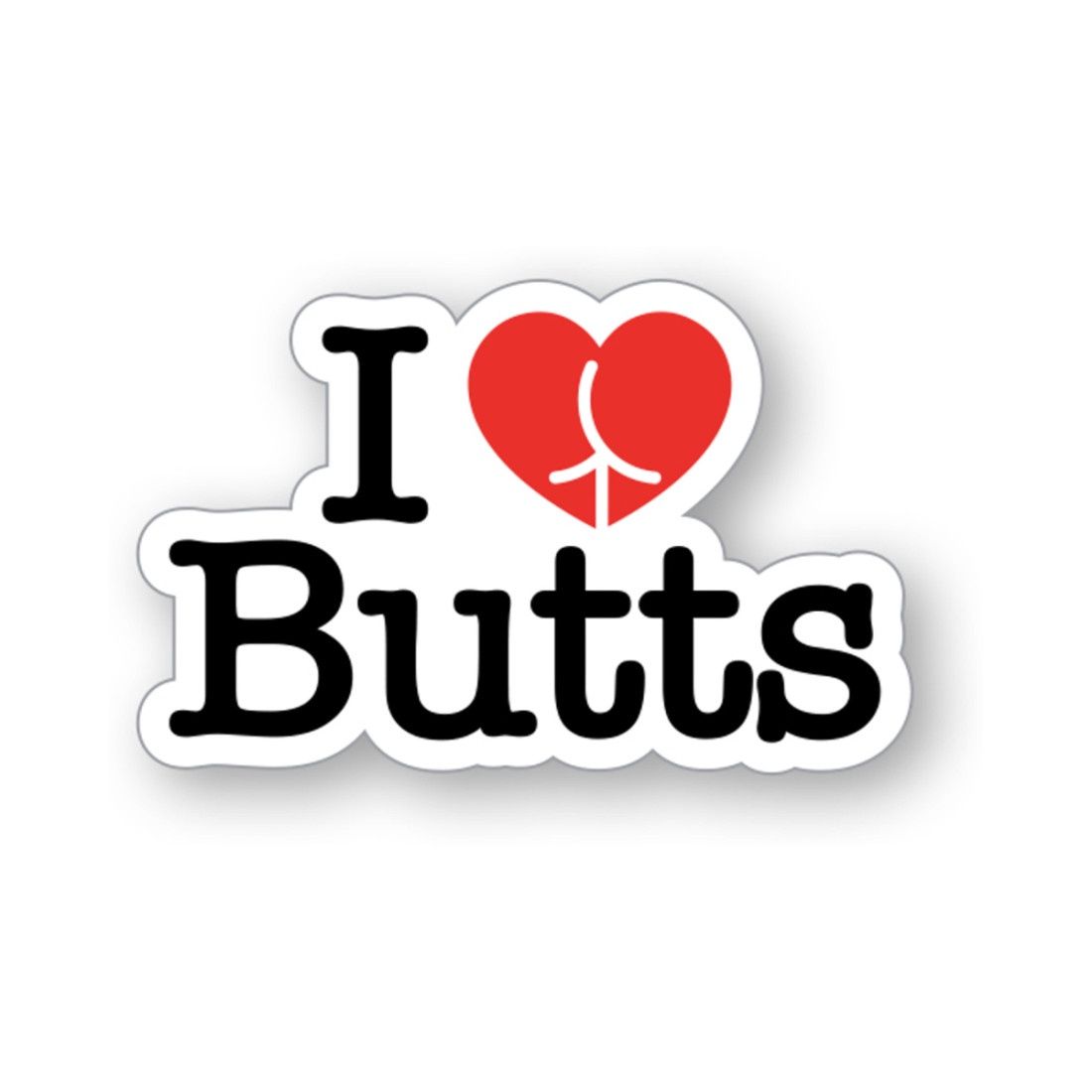 I Love Butts Pin