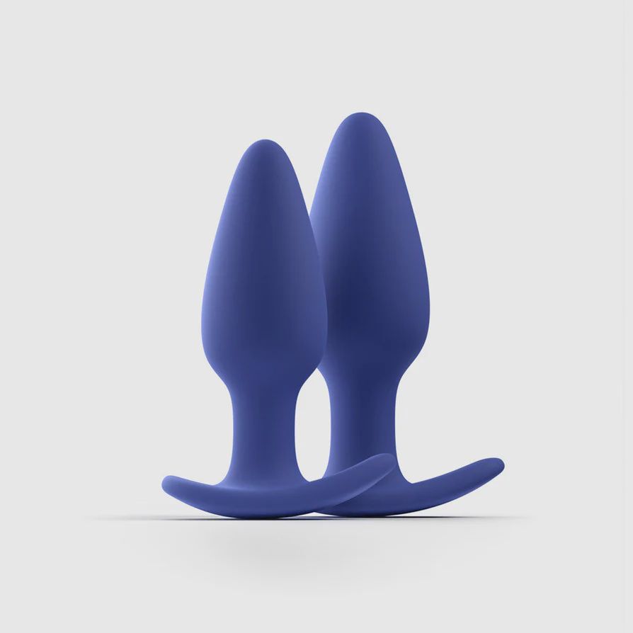 Regii 2-Piece Anal Plug Set, COLOR: Blue, Size: 2 pc