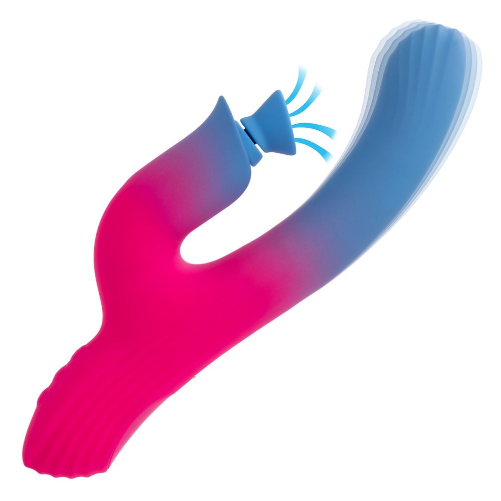 Elation Dual Stimulator with Suction, COLOR: Twilight