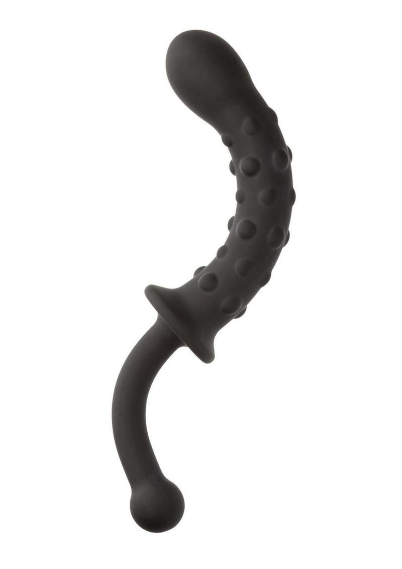 Rock Bottom Bendies Bendy Beaded Silicone Anal Probe, COLOR: Black, Size: 10.00"