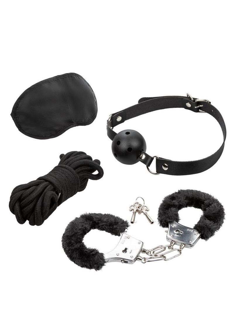 Pleasure Kits Explorer Collection, COLOR: Black, Size: 4 piece