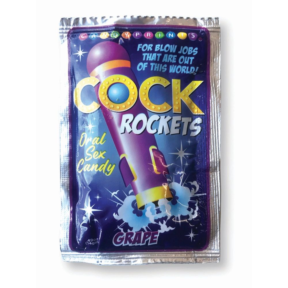 Cock Rockets Oral Sex Candy, FLAVOR: Grape