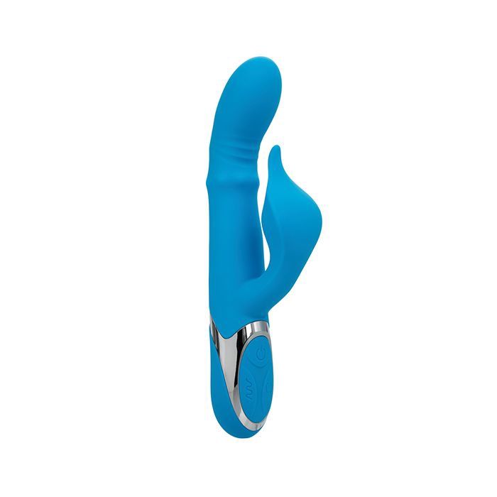 Enchanted Beaded Power "G" Vibrator, COLOR: Blue, Size: 5.5 inch
