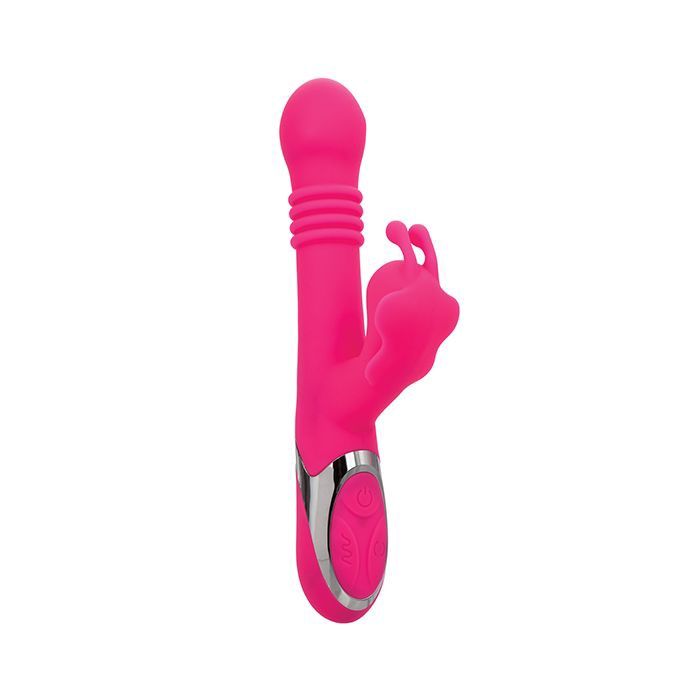 Enchanted Kissing Butterfly Vibrator, COLOR: Pink, Size: 5 inch