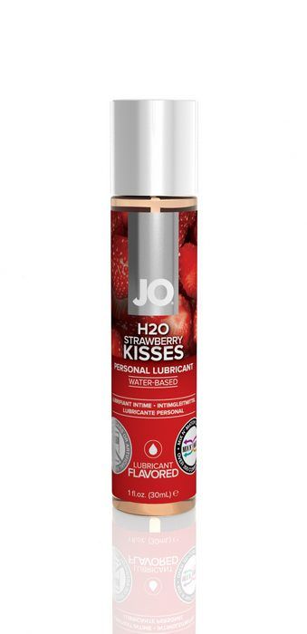 Jo H20 Flavored Lubricant, FLAVOR: Strawberry Kiss, Size: 1 oz