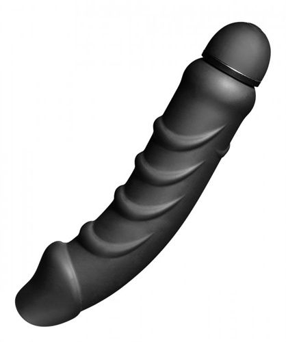 Tom of Finland 5 speed Silicone Vibe, COLOR: Black