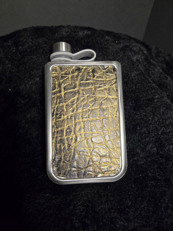 Leather Panel Flask