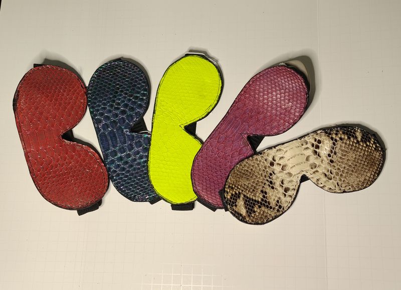 Asst. Color Leather Blind Fold