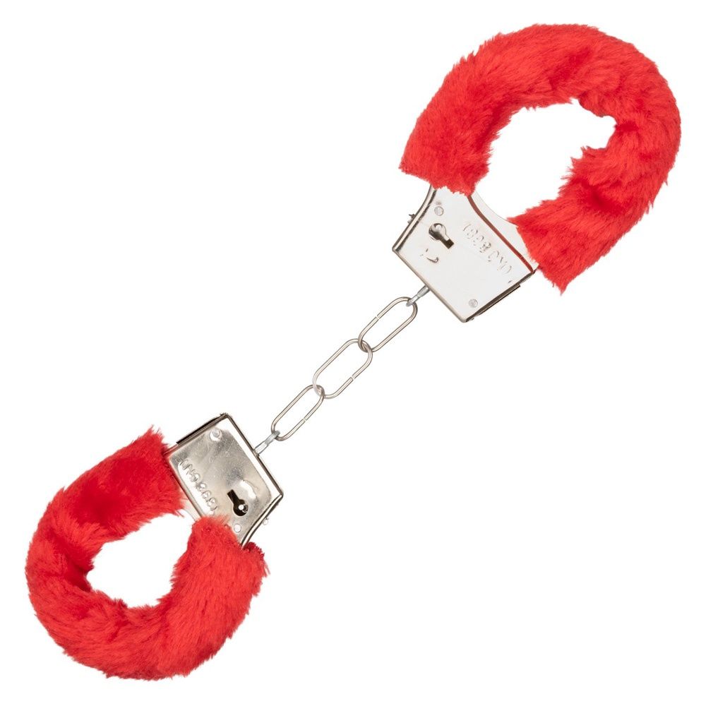 Playful Furry Cuffs, COLOR: Red