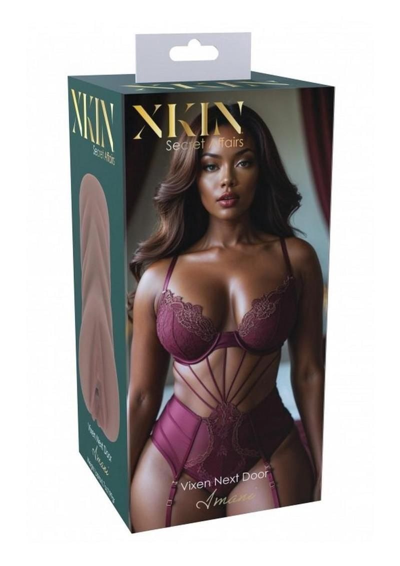 Xkin Secret Affairs Masturbator, ANATOMY: Pussy, COLOR: Chocolate, MODEL: Imani