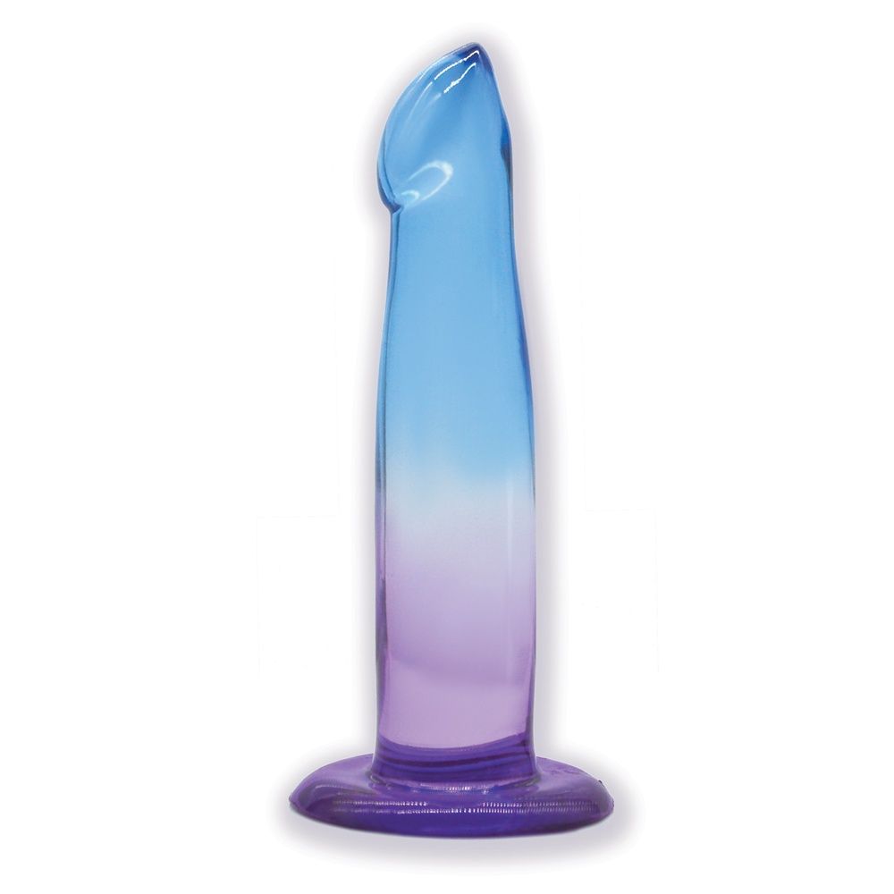 Shades G-Spot Dildo, COLOR: Blue Purple Ombre, Size: 6.25 inch