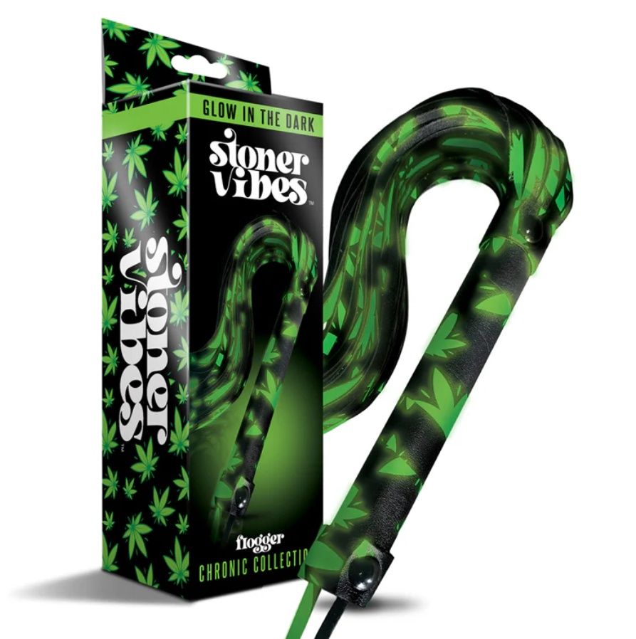 Stoner Vibes Chronic Collection Glow in the Dark Flogger