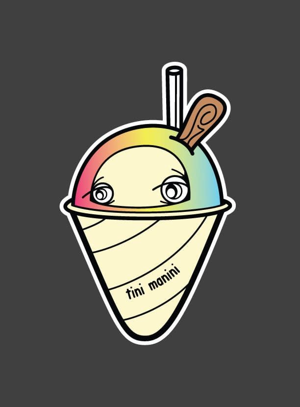 shave ice - sticker