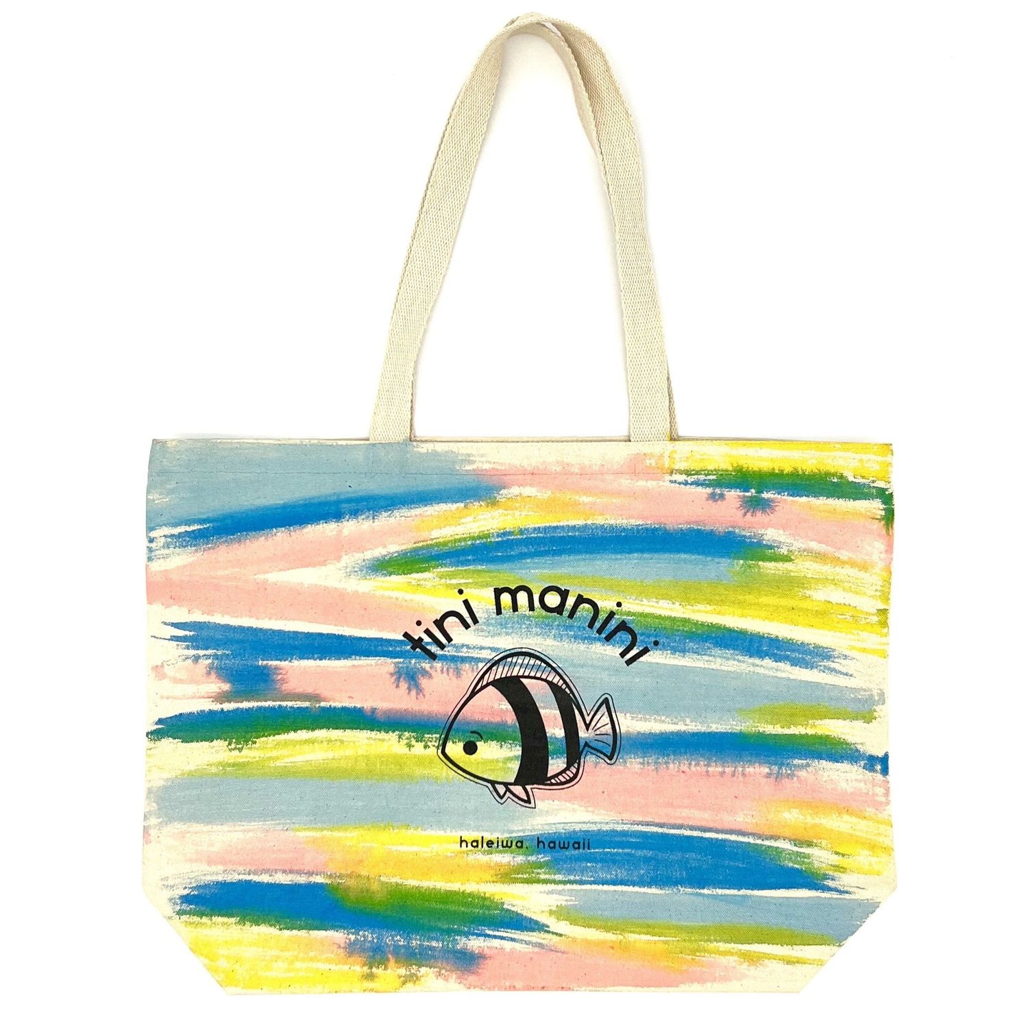 canvas tote - hand painted