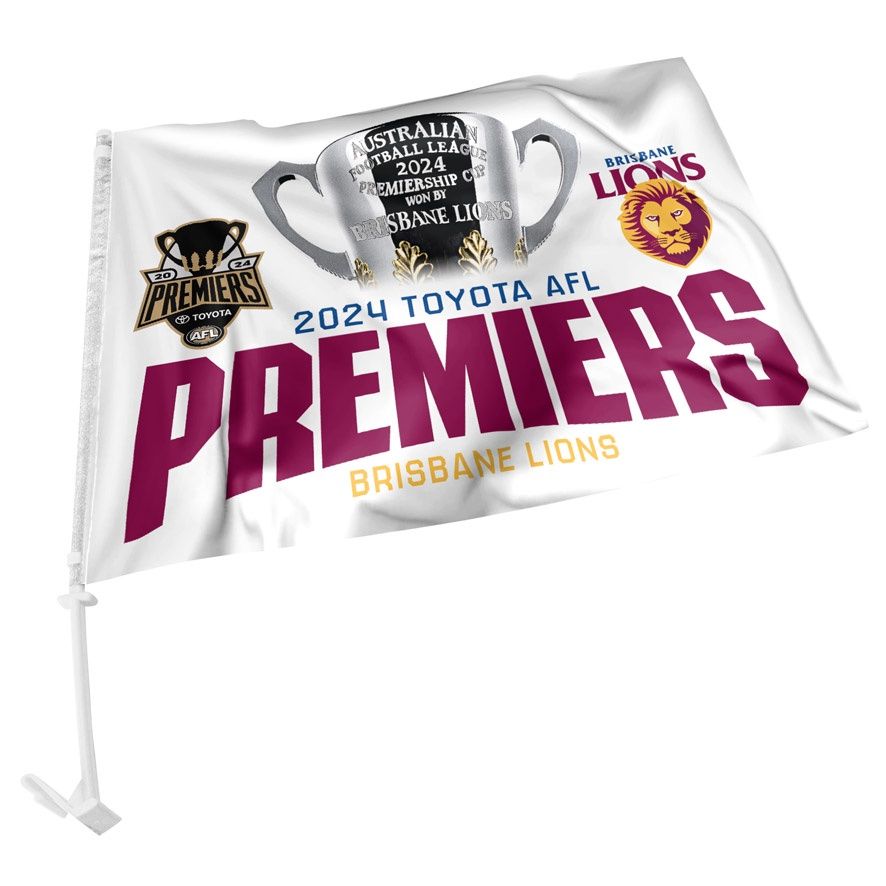 2024 AFL Premiers Car Flag