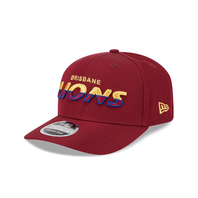 Lions Split Script Maroon Cap